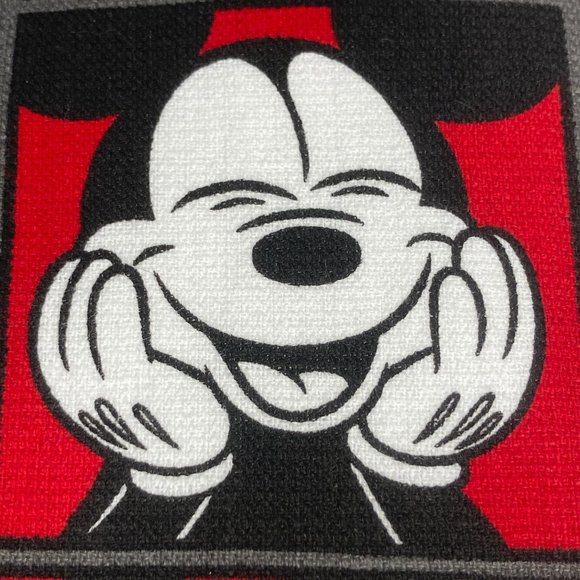 Disney Mickey Mouse Tea Towel Set Kitchen Towels Set of 2 Smiling 100% Cotton - Picture 5 of 11